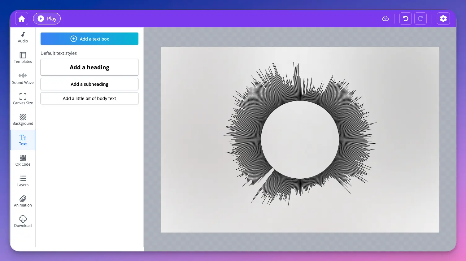 Text tab screenshot